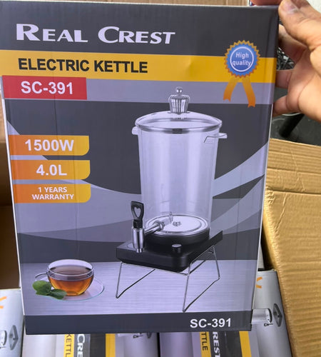 Real crest electric kettle 4L