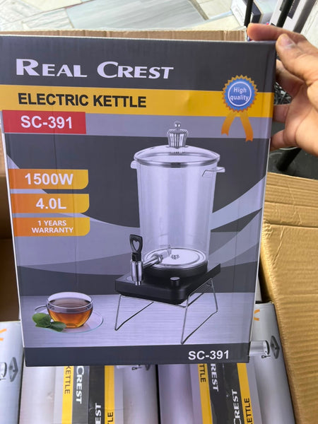 Real crest electric kettle 4L
