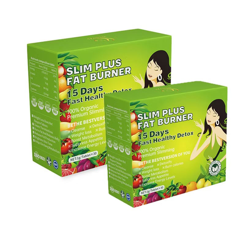 SLIM PLUS FAT BURNER 15 days fast healthy detox