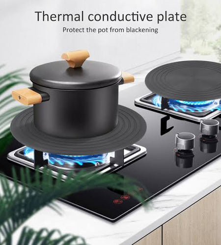 Gas stove heat induction plate