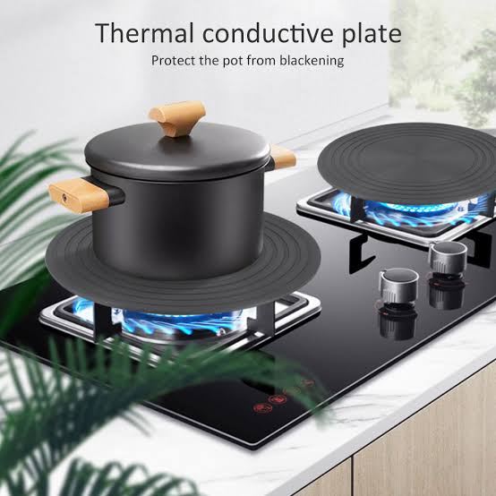 Gas stove heat induction plate