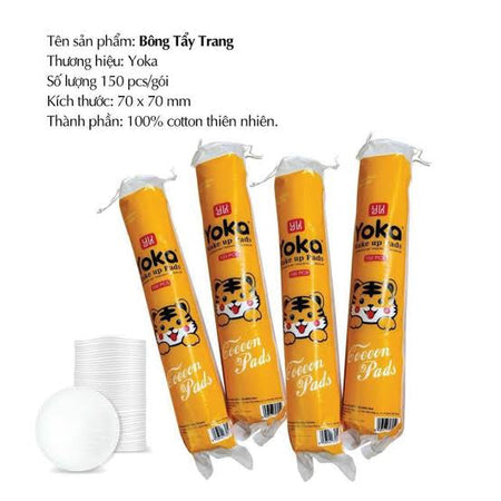 YOKA COTTON PADS 150pc
