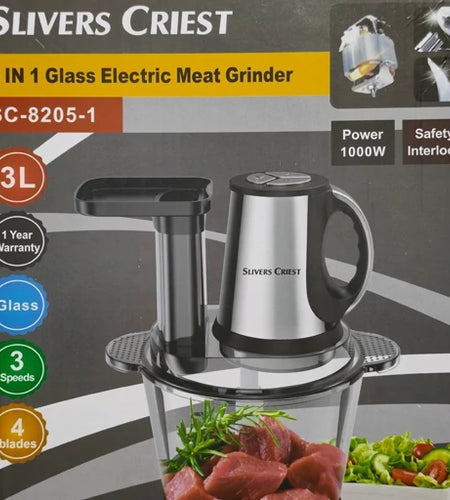 5in1 glass electric meat grinder Sc-8205-1