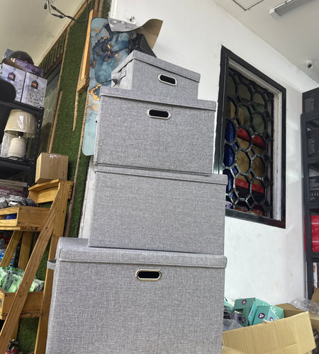 GREY CABINET STORAGE BOX