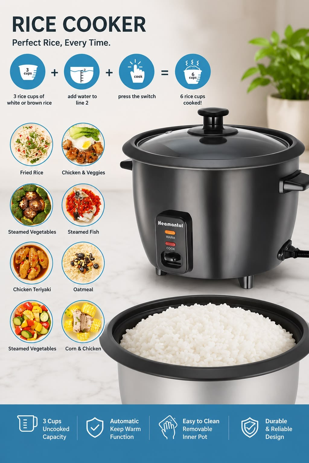 Automatic rice cooker