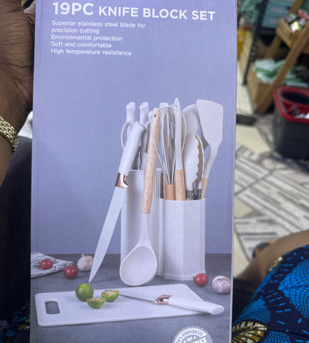 19pcd KNIFE BLOCK SET
