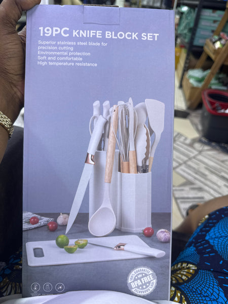 19pcd KNIFE BLOCK SET