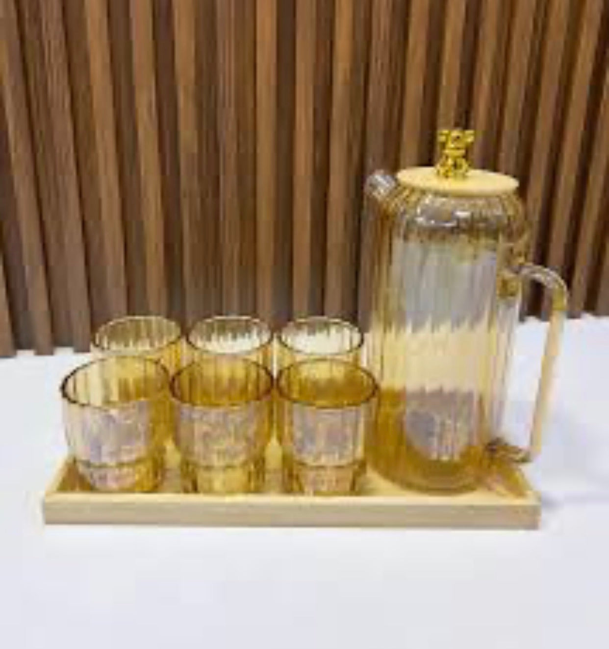 SET YA JUG (INAYOPIKA) NA VIKOMBE 6pc