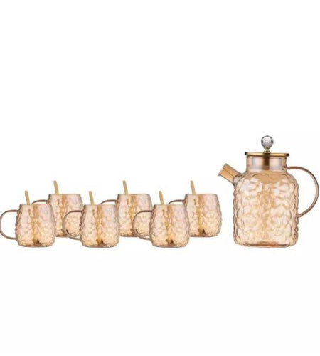 SET YA JUG (INAYOPIKA) NA VIKOMBE 6pc