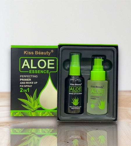 ALOE ESSENCE perfecting primer and make up fix spray 2 in 1