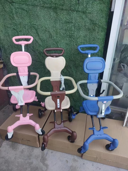 BICYCLE AND BABY STROLLER