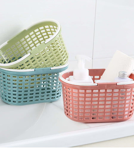 PORTABLE STORAGE BASKET PLASTIC