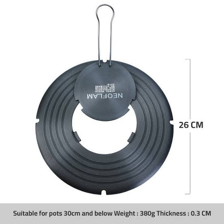 Gas stove heat induction plate
