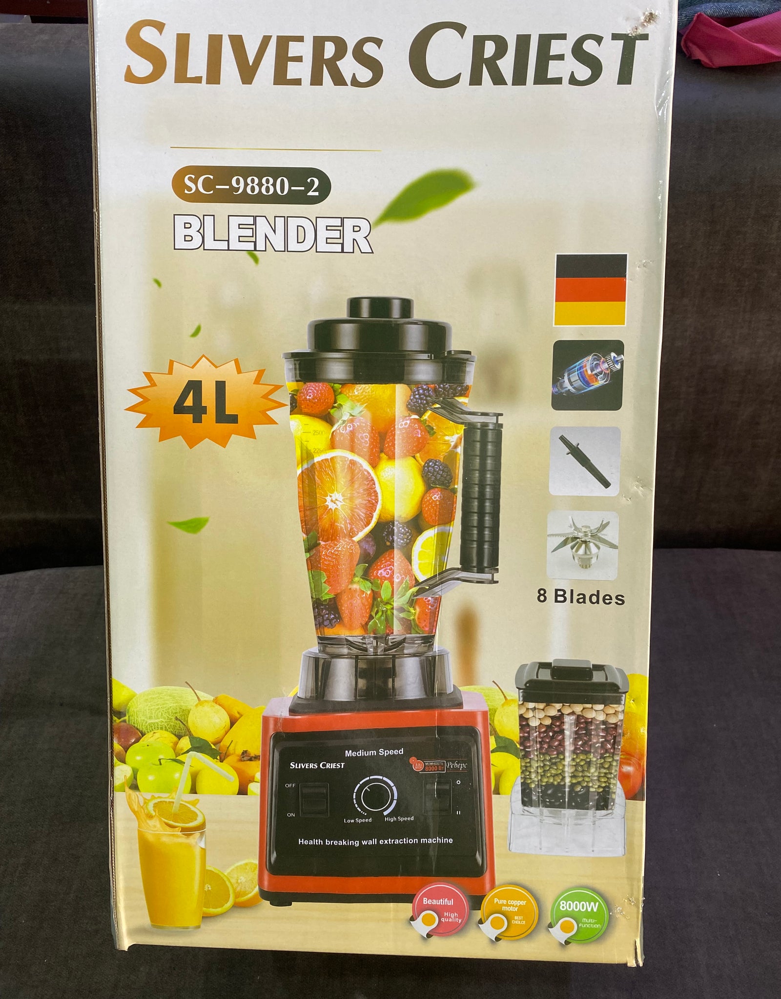 4L sliver crest blender