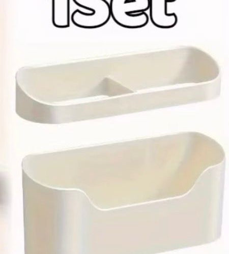 ADJUSTABLE PLASTIC WALL ORGANIZER