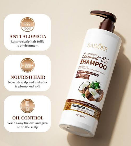 SADOER coconut oil shampoo 500mls