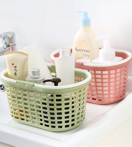 PORTABLE STORAGE BASKET PLASTIC