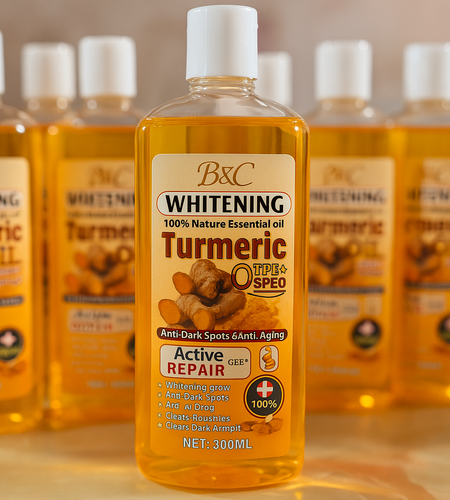 B&C Whitening Turmeric Oil super SPF50+ 300ml