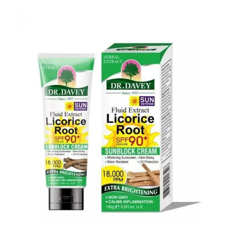 LICORICE ROOT SUNBLOCK CREAM Dr davey 100g