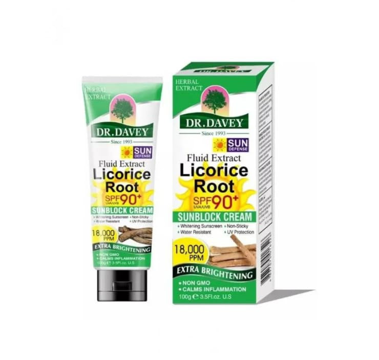 LICORICE ROOT SUNBLOCK CREAM Dr davey 100g