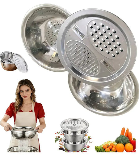 Stainless steel vegetable slicer and chopper