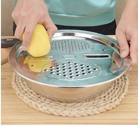 Stainless steel vegetable slicer and chopper