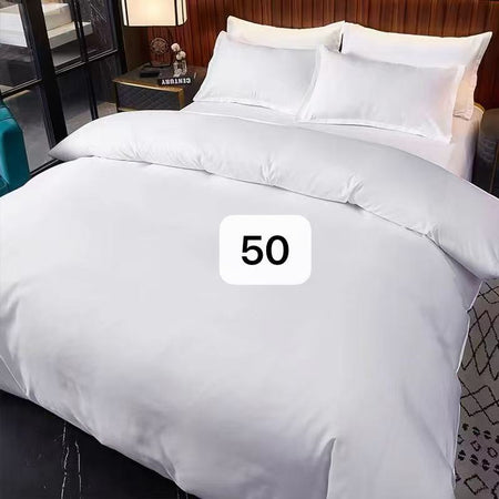 Shuka nyeupe yenye duveti cover