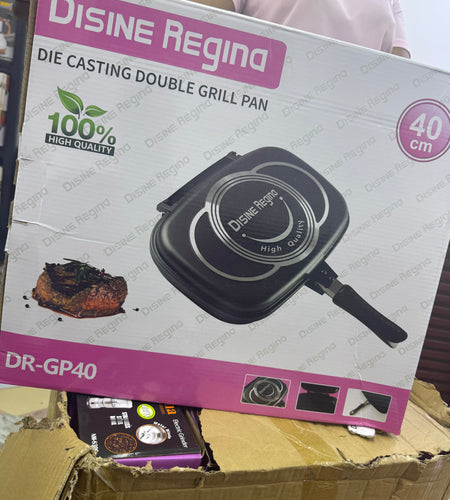 DOUBLE GRILL PAN 40cm