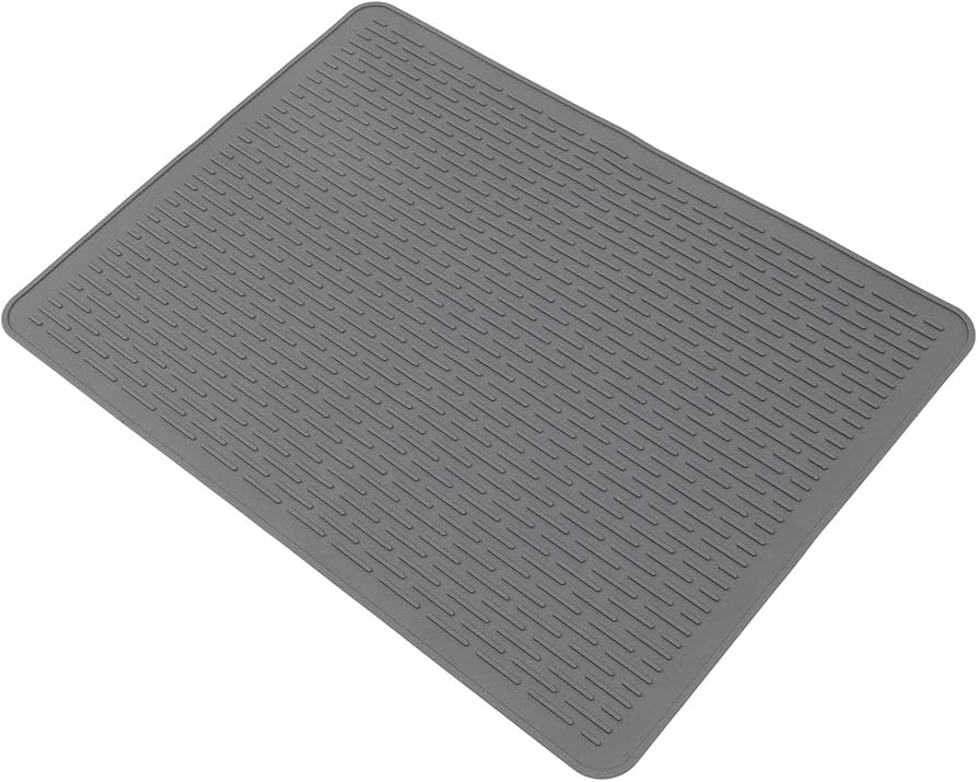 Silcon dish drying mat