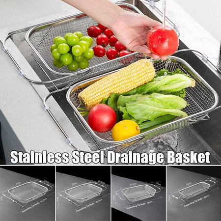 STAINLESS STEEL DRAINAGE BASKET