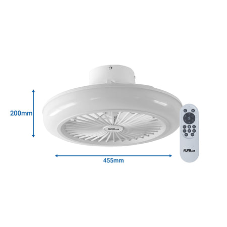 LED CEILING FAN WHITE
