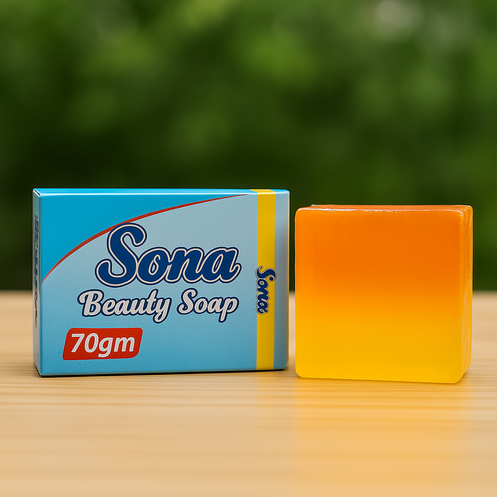 Sona Beauty Soap 70gm Komesha ya chunusi ya weusi kwapani
